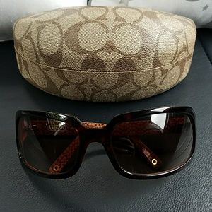 Coach sunglasses and case